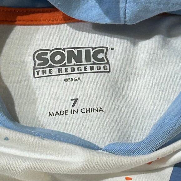 Sonic the Hedgehog Hooded Cosplay Short Set Youth Sz 7 NWT - Picture 2 of 13